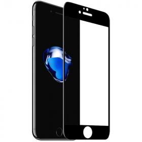 Стекло защитное для Apple iPhone 7 Plus "4D", тех пак черное