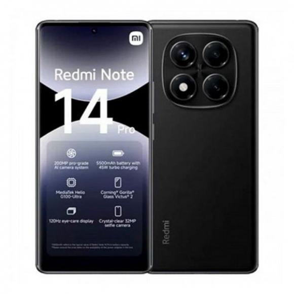 Смартфон Xiaomi Redmi Note 14 Pro 4G 12/256Gb Midnight Black